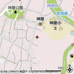 愛知県春日井市神屋町2029周辺の地図