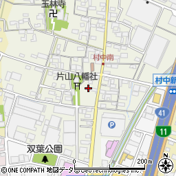愛知県小牧市村中210周辺の地図