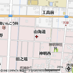 愛知県一宮市千秋町天摩周辺の地図