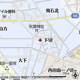 愛知県一宮市西五城大下192周辺の地図