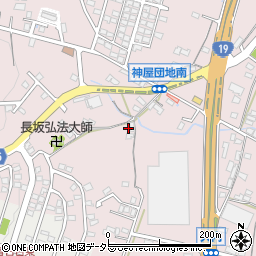 愛知県春日井市神屋町1631周辺の地図