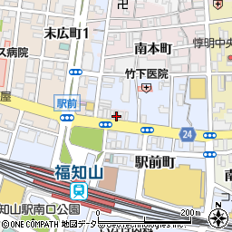 京都府福知山市天田駅前町周辺の地図