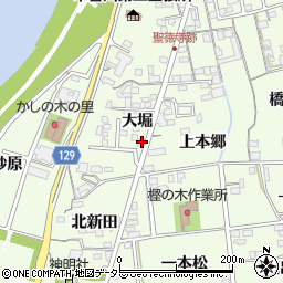 愛知県一宮市冨田上本郷363周辺の地図
