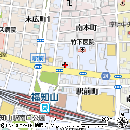 京都府福知山市天田（駅前町）周辺の地図