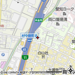 愛知県小牧市間々52周辺の地図