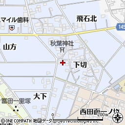 愛知県一宮市西五城大下192-2周辺の地図