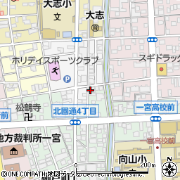 愛知県一宮市北園通4丁目29-3周辺の地図