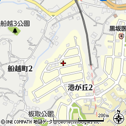 神奈川県横須賀市港が丘2丁目4周辺の地図