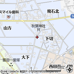 愛知県一宮市西五城大下1周辺の地図
