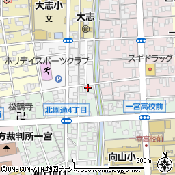愛知県一宮市北園通4丁目29-2周辺の地図
