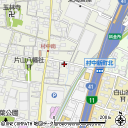 愛知県小牧市村中243周辺の地図