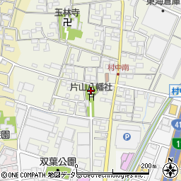 愛知県小牧市村中408周辺の地図