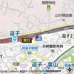 ローソン・スリーエフＪＲ逗子駅前店周辺の地図