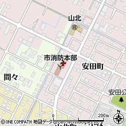 小牧市消防本部周辺の地図