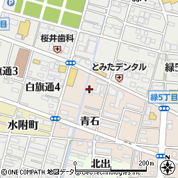 愛知県一宮市浅野青石51周辺の地図