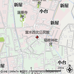 富水西北公民館周辺の地図