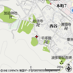 京都府綾部市神宮寺町（大迫）周辺の地図