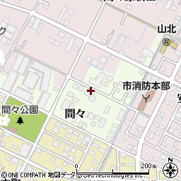 愛知県小牧市間々409-1周辺の地図