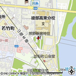 綾部市高齢者事業団周辺の地図