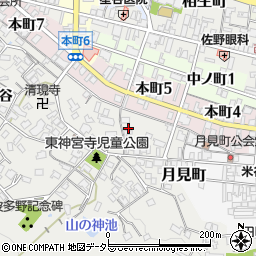 京都府綾部市神宮寺町重代周辺の地図