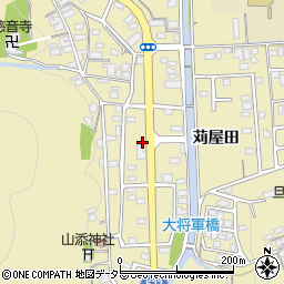 京都府綾部市上延町下雑面周辺の地図