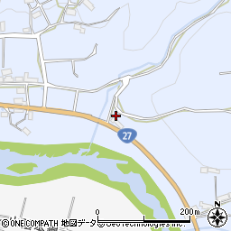 京都府綾部市広瀬町由里周辺の地図