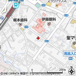 静岡県御殿場市新橋1704-4周辺の地図