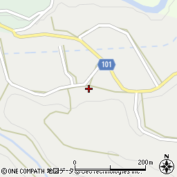 岐阜県恵那市上矢作町376周辺の地図