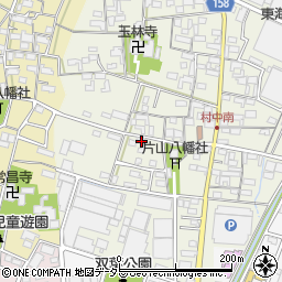 愛知県小牧市村中168周辺の地図