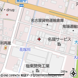 愛知県小牧市東田中1435周辺の地図
