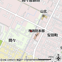 愛知県小牧市間々399-1周辺の地図