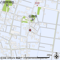 岐阜県羽島市堀津町323周辺の地図