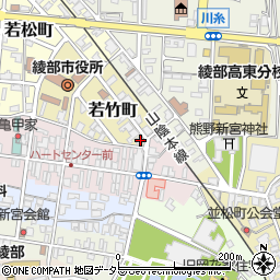 京都府綾部市若竹町28周辺の地図