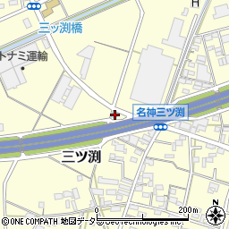 愛知県小牧市三ツ渕191周辺の地図