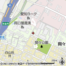 愛知県小牧市間々347周辺の地図