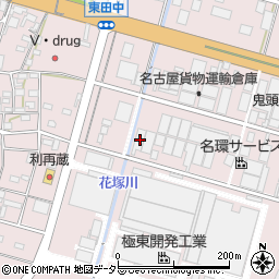 愛知県小牧市東田中1432周辺の地図