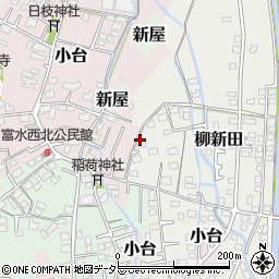 神奈川県小田原市柳新田周辺の地図
