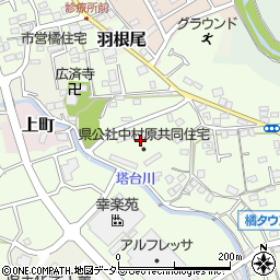 県公社中村原共同住宅周辺の地図