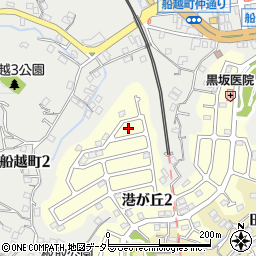 神奈川県横須賀市港が丘2丁目3周辺の地図