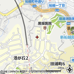 神奈川県横須賀市港が丘2丁目19周辺の地図