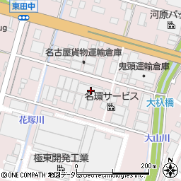 愛知県小牧市東田中1422周辺の地図