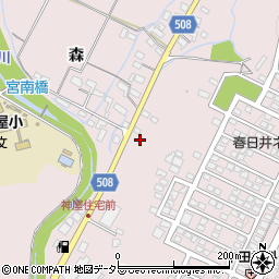 愛知県春日井市神屋町2365周辺の地図