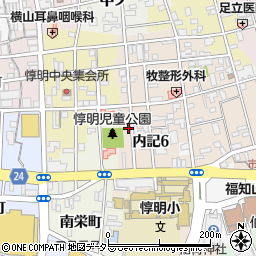 京都府福知山市内記88周辺の地図