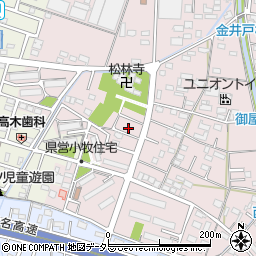 愛知県小牧市東田中807周辺の地図