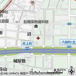 愛知県岩倉市八剱町井上前周辺の地図