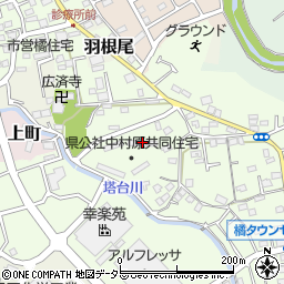 小田原中村原分譲住宅３号周辺の地図