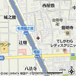 愛知県一宮市大和町毛受辻畑周辺の地図