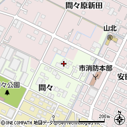 愛知県小牧市間々403周辺の地図