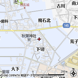 愛知県一宮市西五城周辺の地図