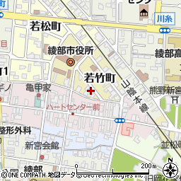 京都府綾部市若竹町35周辺の地図